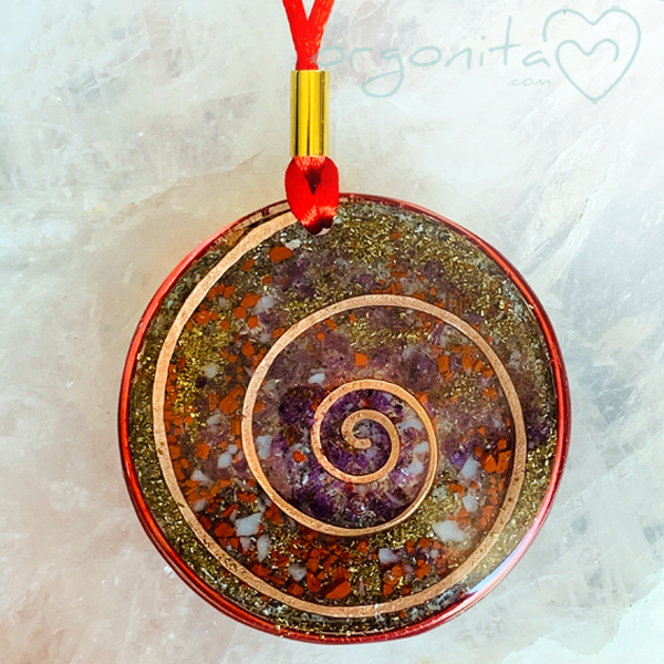 Orgonite de ORGONITA con simbolo SRI YANTRA