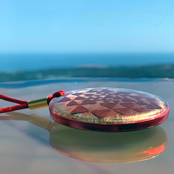 Orgonite de ORGONITA con simbolo SRI YANTRA