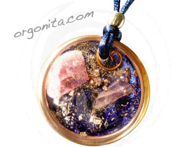 Colgante de Orgonite con Flor de Almendro